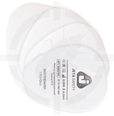 Jeta Safety 6020 - предфильтр для защиты от пыли и аэрозолей Р2 (4шт./упак)