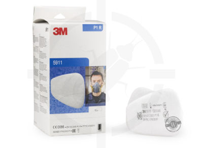 3М 5911, P1 - противоаэрозольный предфильтр для защиты от пыли и влаги